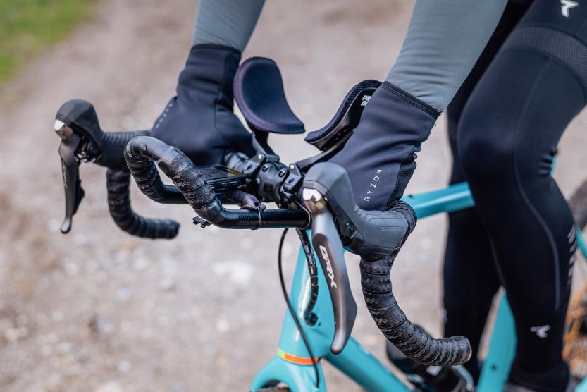Profile Design Aero-Clip-Ons am Gravelbike